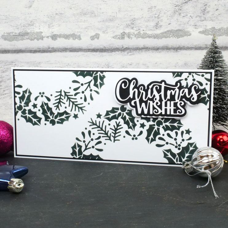 For the Love of Masks - Festive Wreath & Corners-7