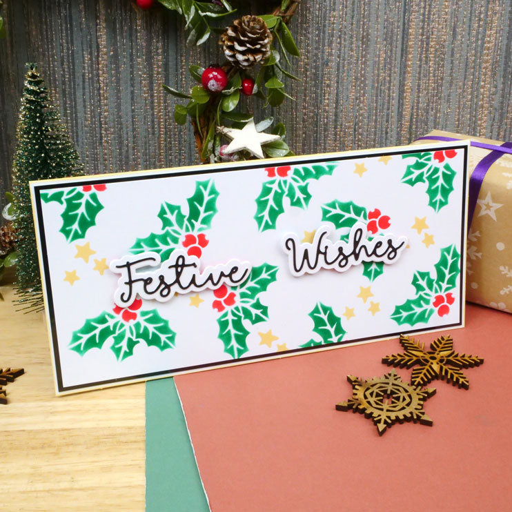 For the Love of Masks - Festive Wreath & Corners-4