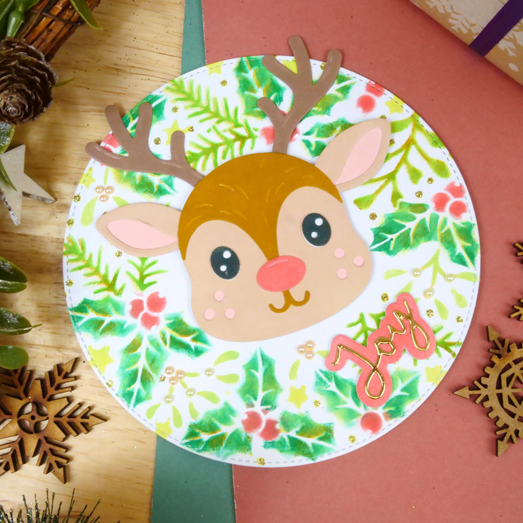 Moonstone Dies - Layering Reindeer-5