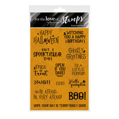 For The Love Of Stamps - Scary Sentiments-1