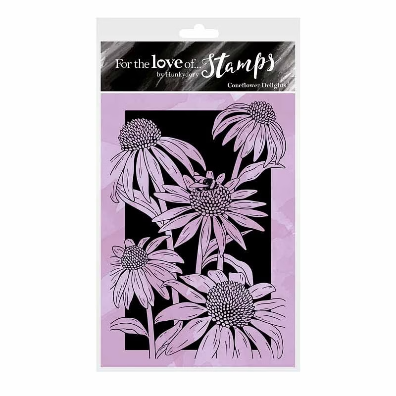 For the Love of Stamps - Coneflower Delights-1