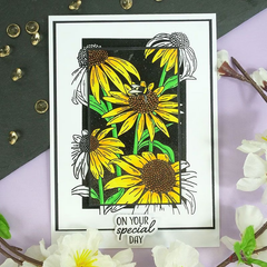 For the Love of Stamps - Coneflower Delights-6