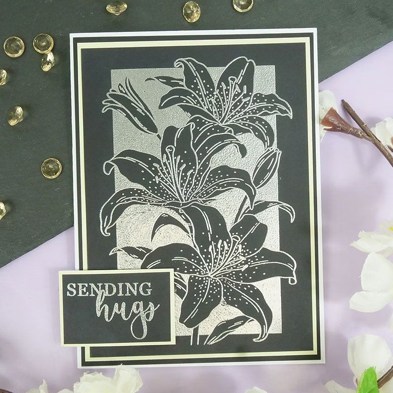 For the Love of Stamps - Luscious Lilies-7
