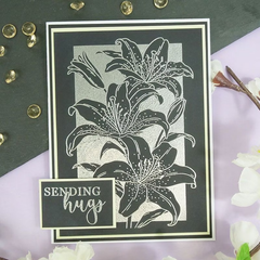 For the Love of Stamps - Luscious Lilies-7