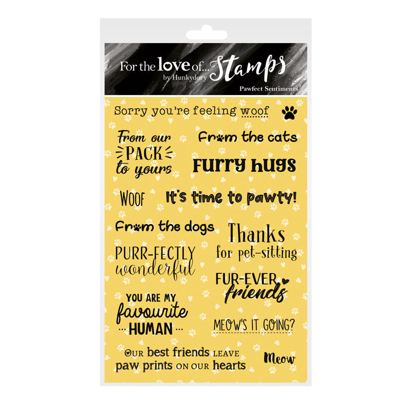 For the Love of Stamps - Pawfect Sentiments-1