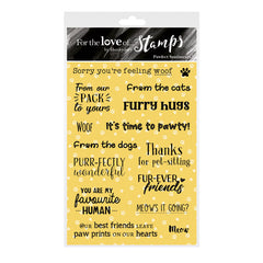 For the Love of Stamps - Pawfect Sentiments-1