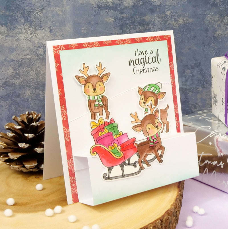 For the Love of Stamps - Magical Reindeer-7