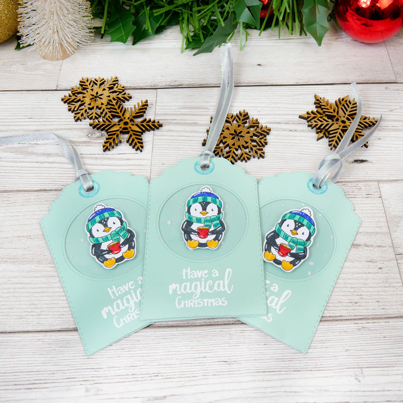 For the Love of Stamps - Playful Penguins-8