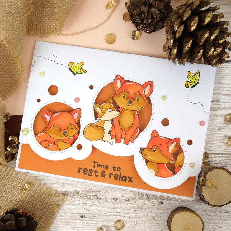For the Love of Stamps - Fantastic Foxes-5
