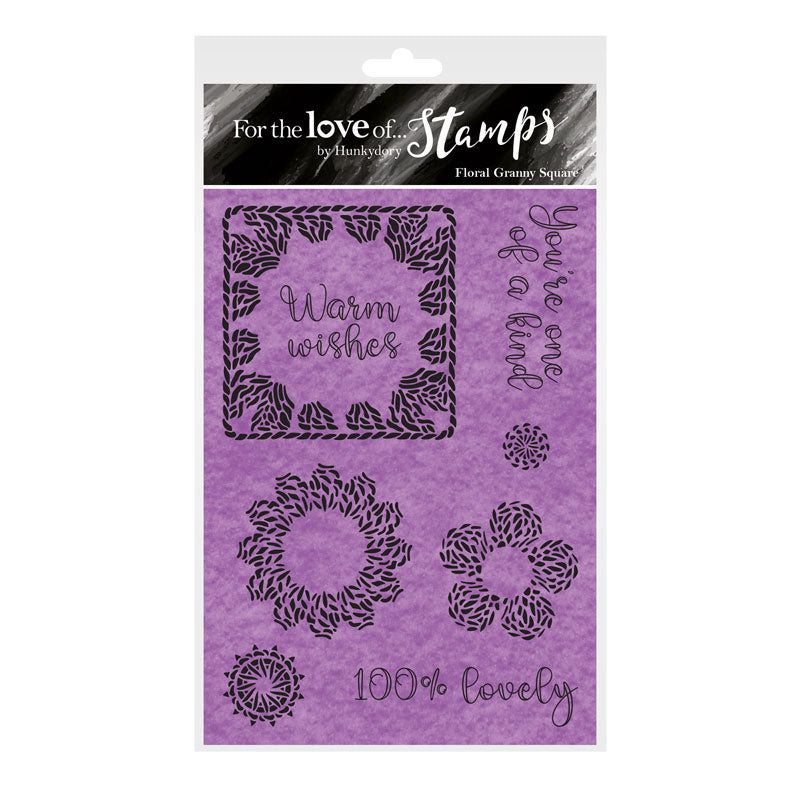 For the Love of Stamps - Floral Granny Square-1