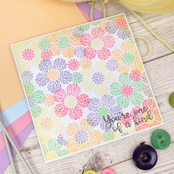 For the Love of Stamps - Floral Granny Square-6