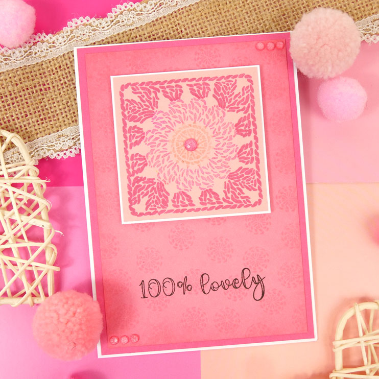 For the Love of Stamps - Floral Granny Square-7