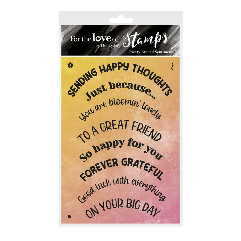 For the Love of Stamps - Pretty Arched Sentiments-1