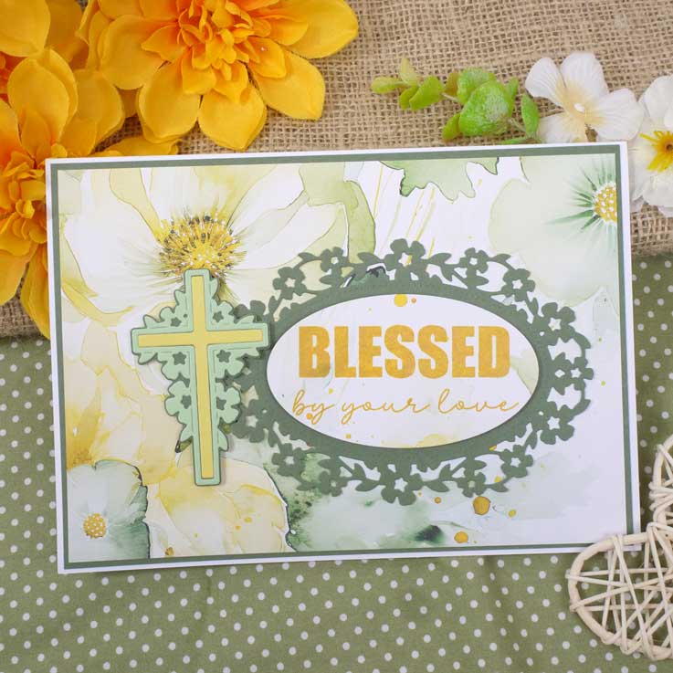 For the Love of Stamps - Blessed Overlay Sentiments-5