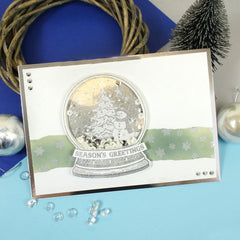 For the Love of Stamps - Sensational Snow Globe-3