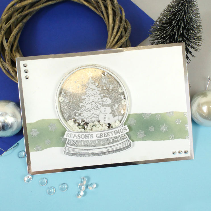 For the Love of Stamps - Sensational Snow Globe-3