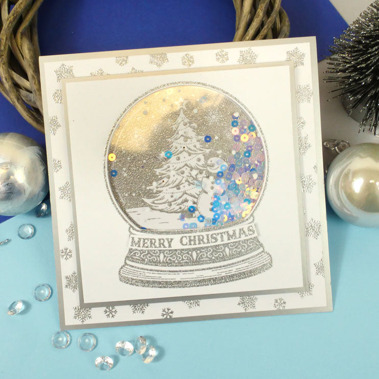 For the Love of Stamps - Sensational Snow Globe-4