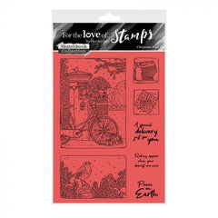 For The Love Of Stamps - Christmas Post A6 Stamp Set-1
