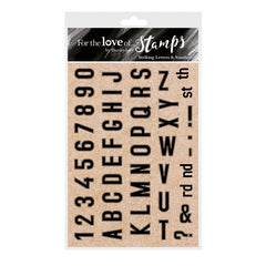 For The Love Of Stamps - Lettres et chiffres saisissants-1