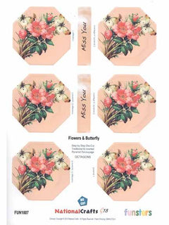 Funsters - Flowers & Butterfly-1