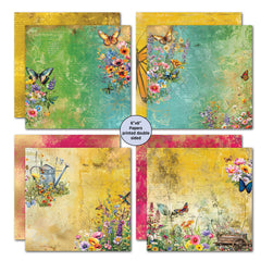 3Quarter Designs Fluttering Wings, Pack de papiers 15x15 cm-3