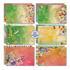 Pack de cartes 3Quarter Designs Fluttering Wings 6x4-3