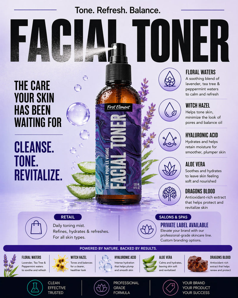 Hyaluronic Facial Toner - Lavender Mint & Tea Tree-3