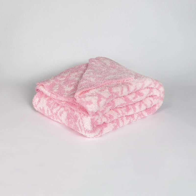 Cotton Candy Fairy Garden Print Extended Throw-6