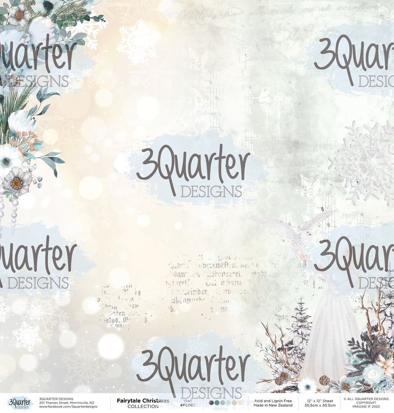 Collection de papiers Noël féerique 30x30-4