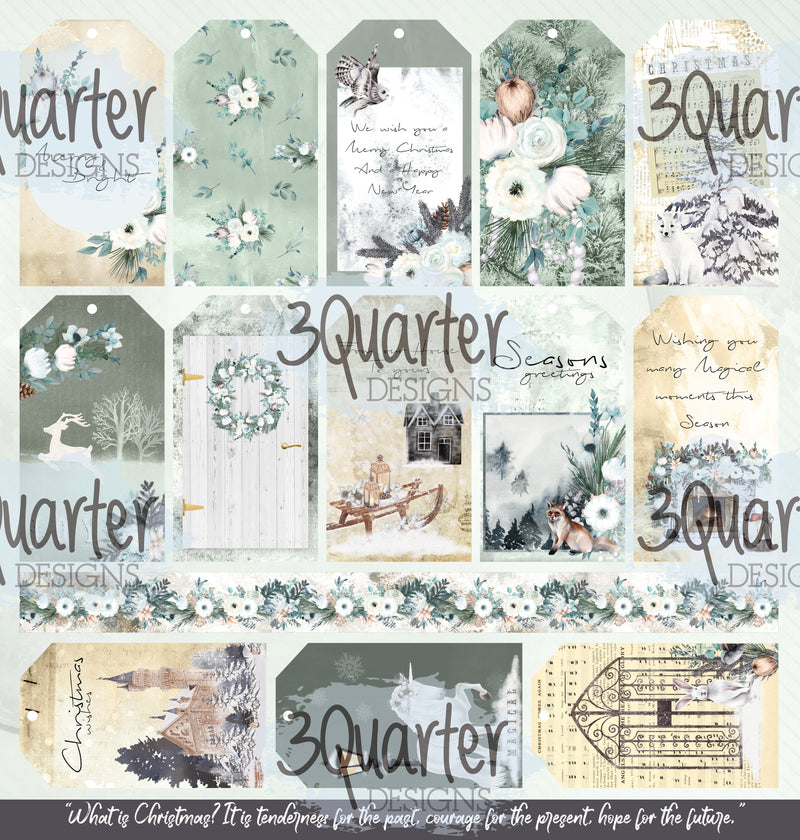 Collection de papiers Noël féerique 30x30-10