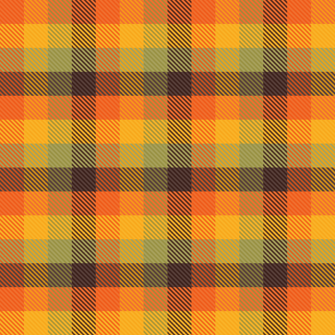 Fall Plaid Pattern 2 Adhesive Vinyl-1