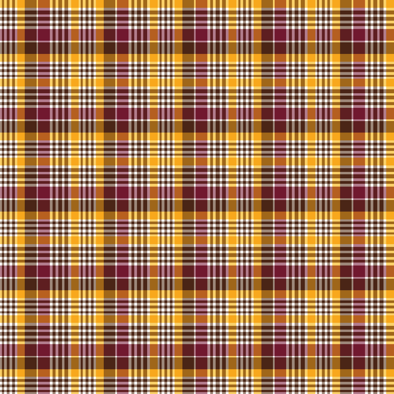 Fall Plaid Pattern 7 Adhesive Vinyl-1