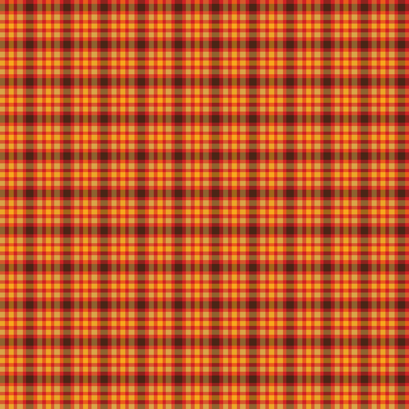 Fall Plaid Pattern 10 Adhesive Vinyl-1