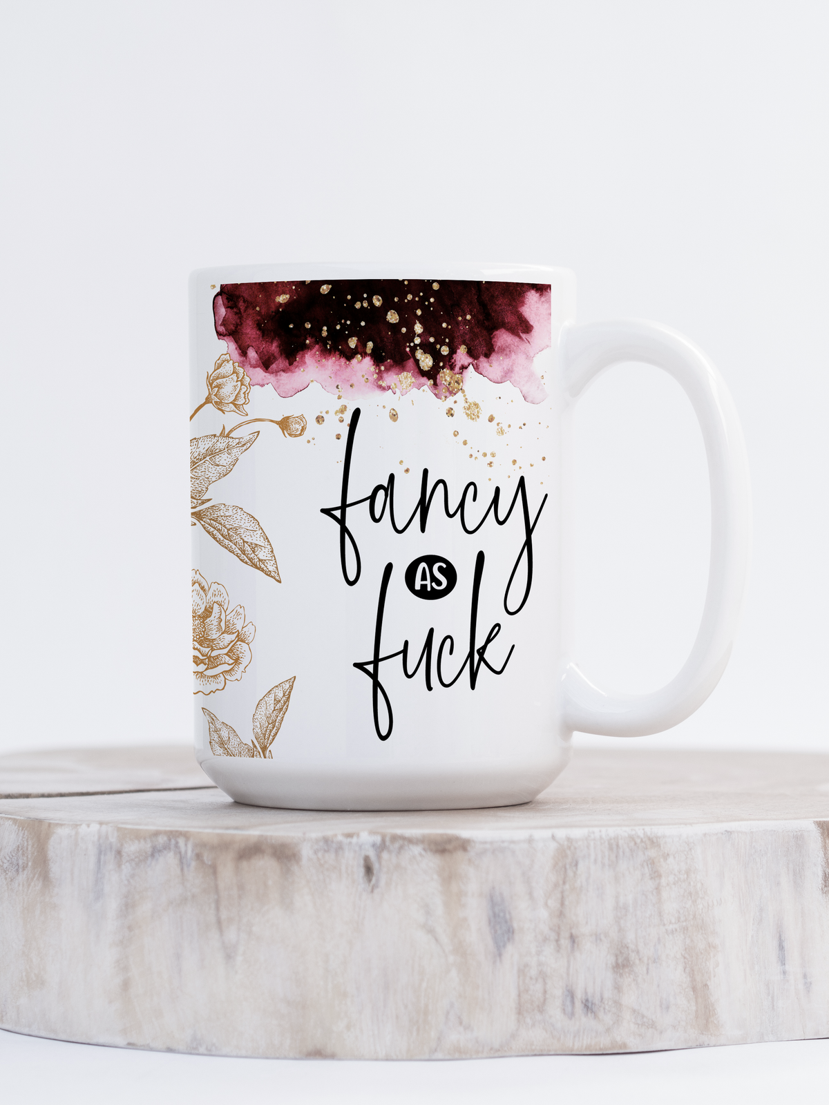 Fancy as Fuck Ceramic Mug-1