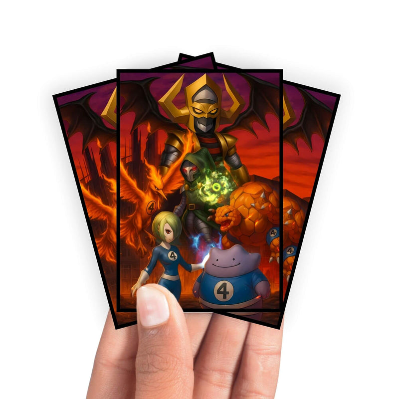 Fantastic 4 x Pokemon Card Sleeves-1