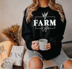 Farm Wife Unisex Crewneck-1