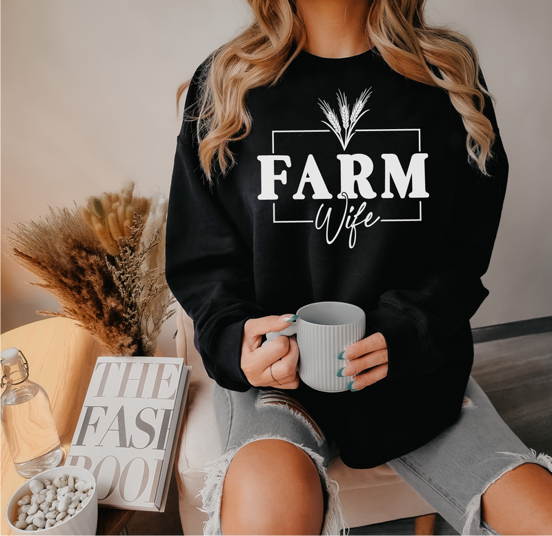 Farm Wife Unisex Crewneck-1