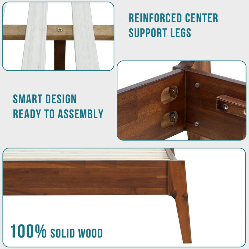 Callisto Solid Wood Bed Frame-18