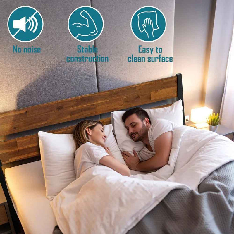 Callisto Solid Wood Bed Frame-9