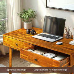 Lagom 48 Inches Solid Wood Desk-3