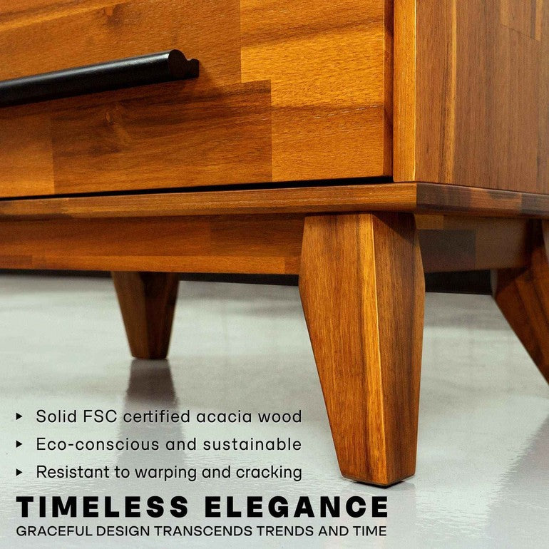 Cómoda de madera maciza Linea-8