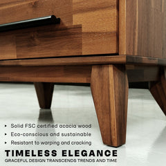 Cómoda de madera maciza Linea-20