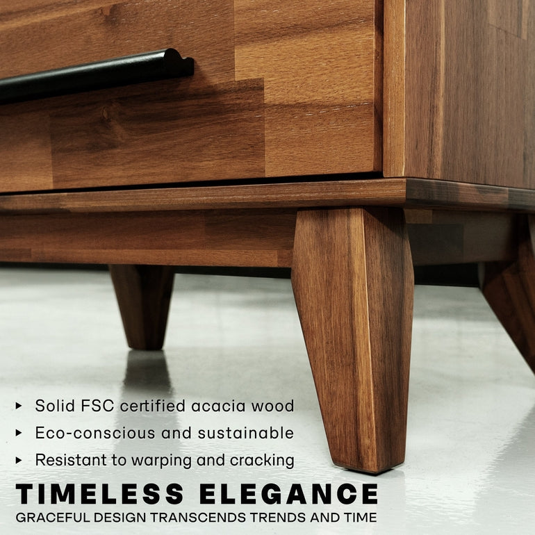 Cómoda de madera maciza Linea-20