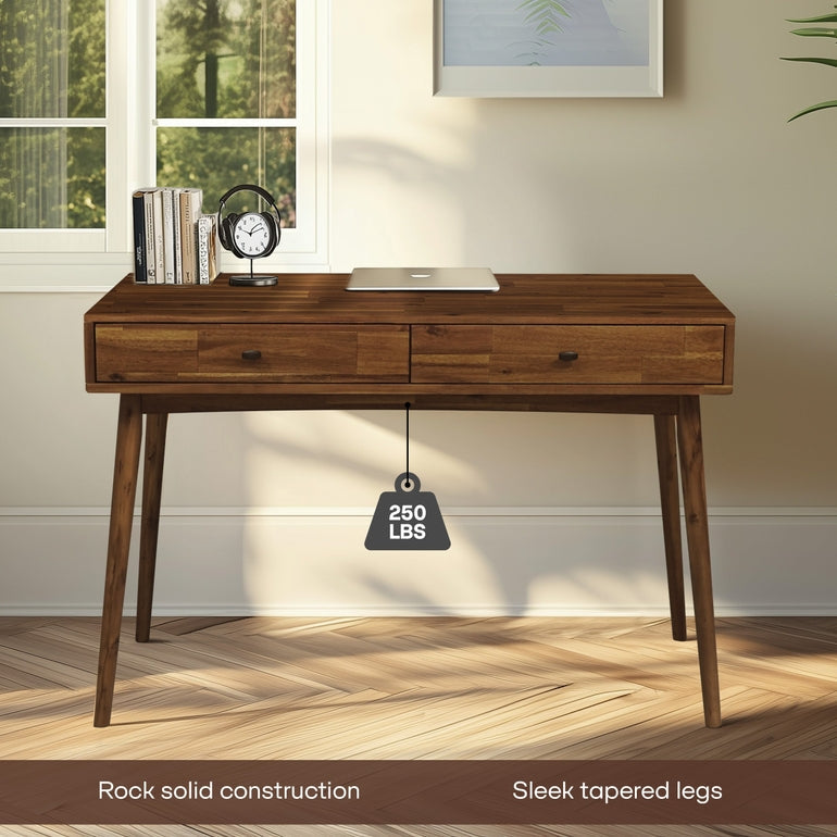 Lagom 48 Inches Solid Wood Desk-15