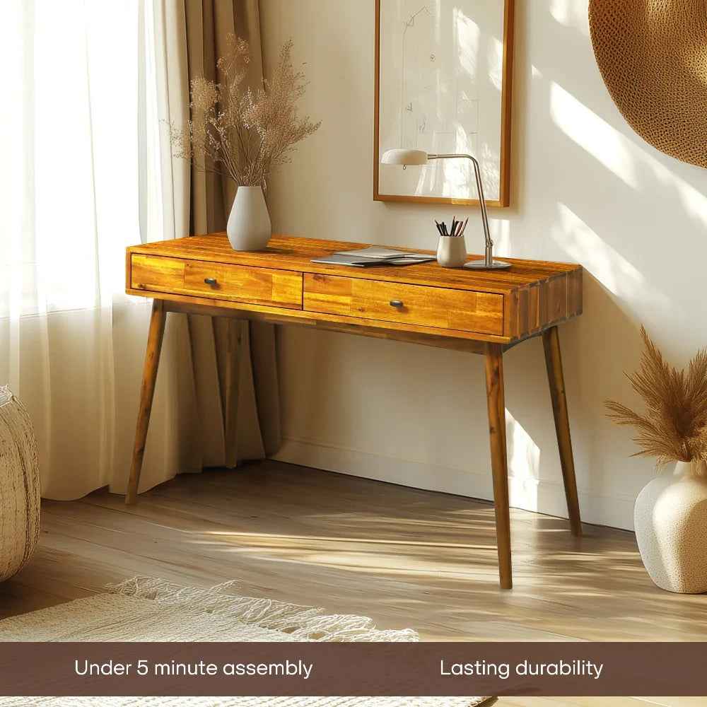 Lagom 48 Inches Solid Wood Desk-7