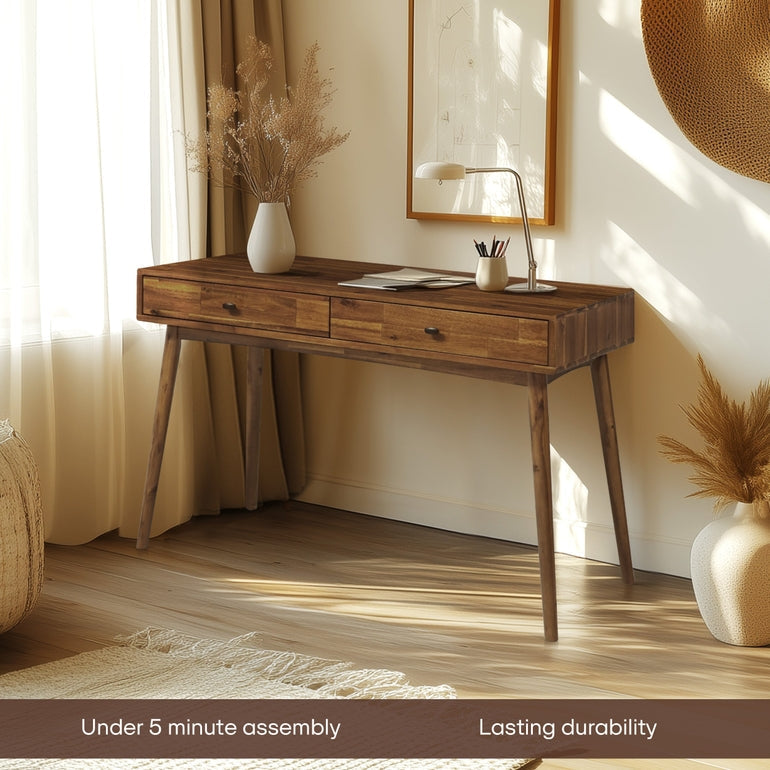 Lagom 48 Inches Solid Wood Desk-16