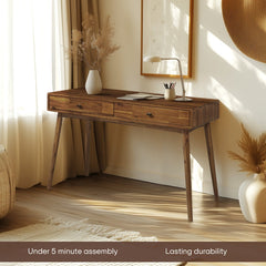 Lagom 48 Inches Solid Wood Desk-16