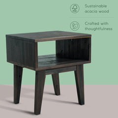 Mesita de Noche de Madera Maciza Serena-34