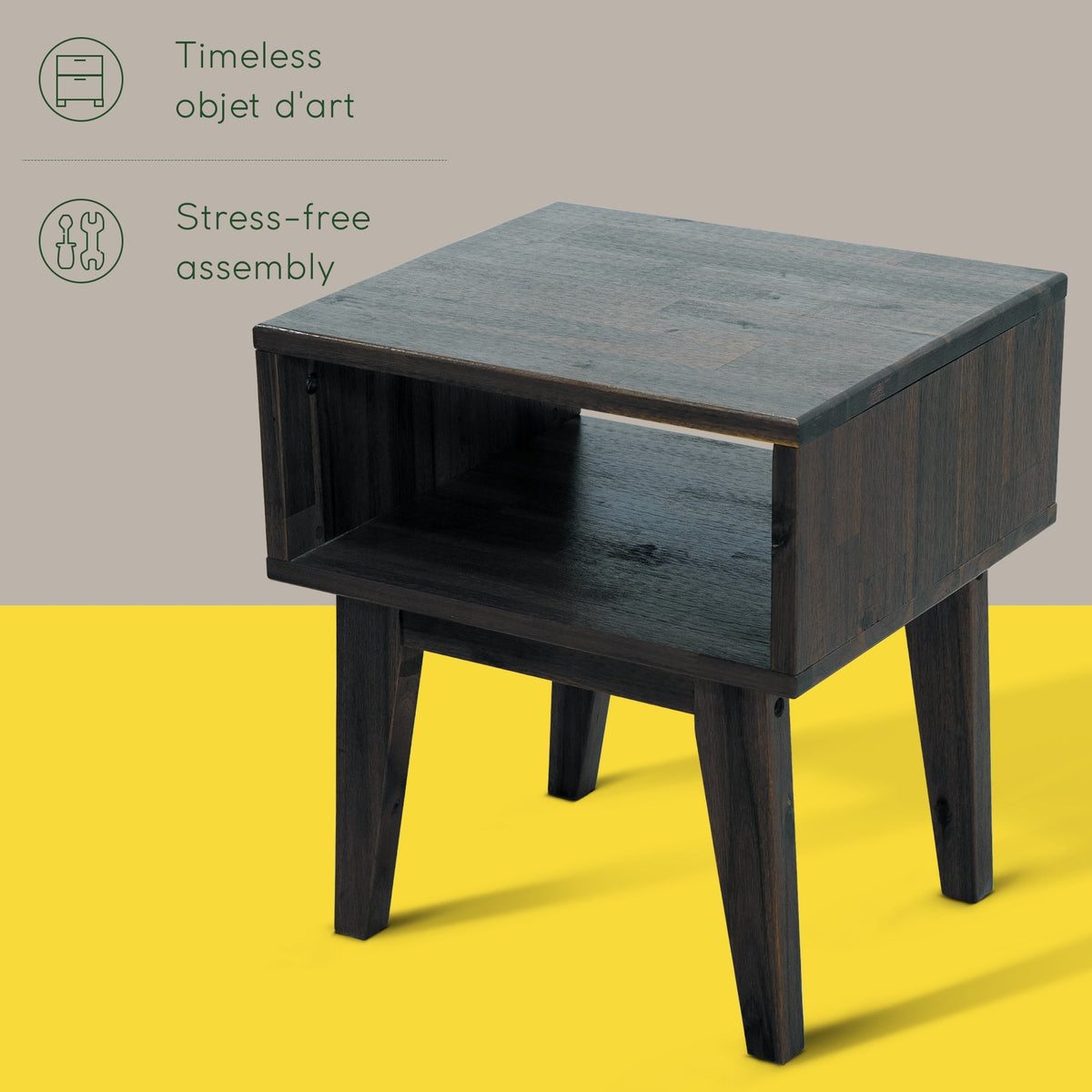 Mesita de Noche de Madera Maciza Serena-35