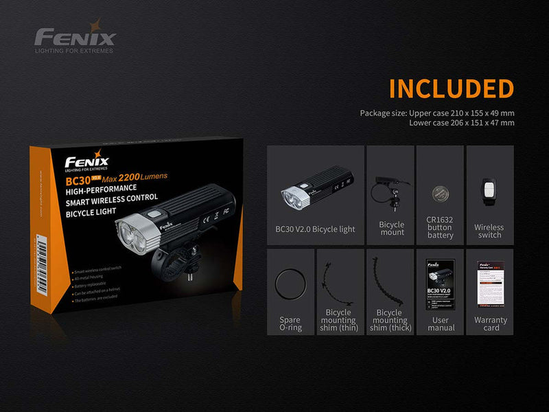 Fenix BC30 V2.0 Bike Light-13